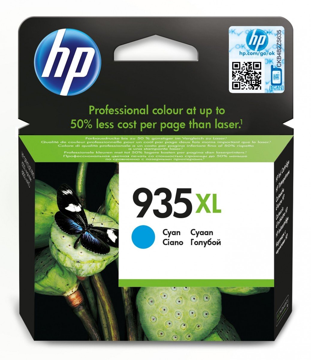 HP 935XL original Ink cartridge C2P24AE BGX cyan high capacity 825 pages 1-pack