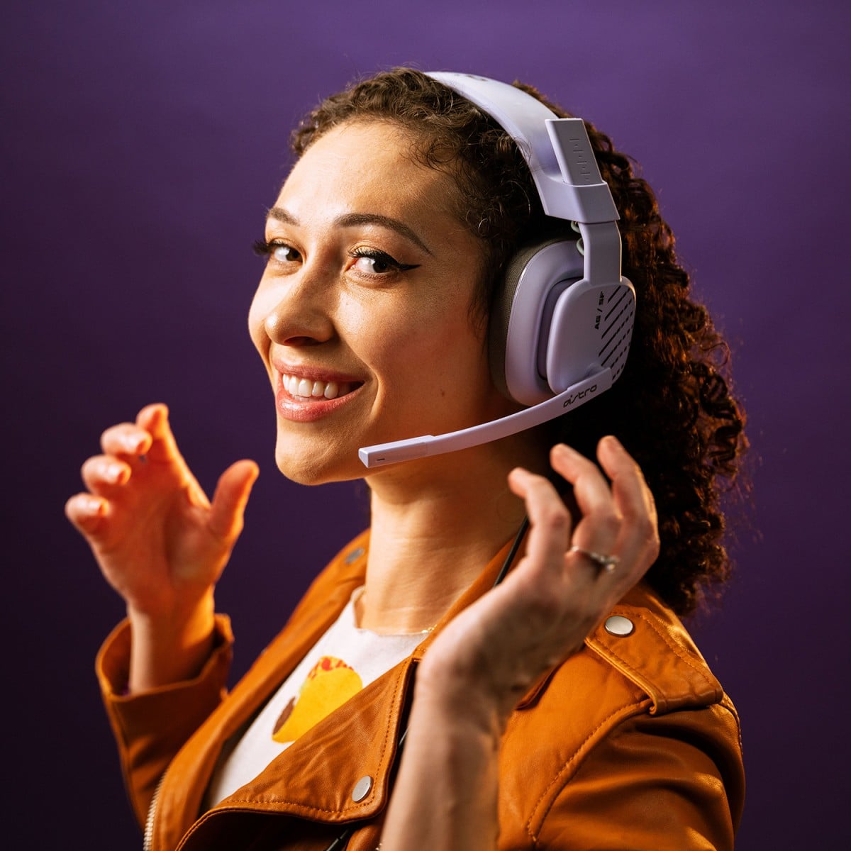 LOGITECH Astro Gaming A10 Gen 2 Headset full size wired 3.5 mm jack lilac