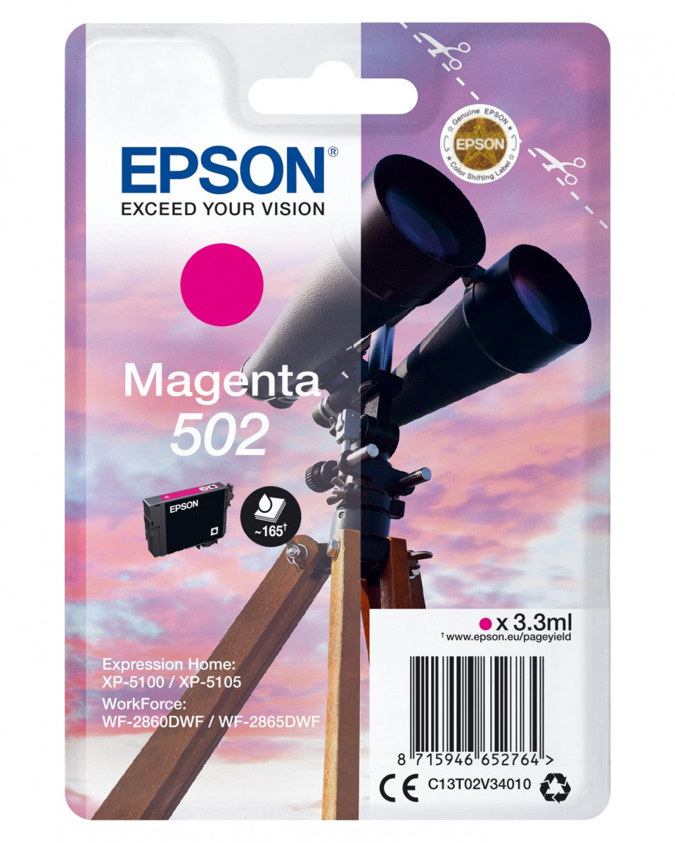 EPSON 1LB Singlepack Magenta 502 Ink