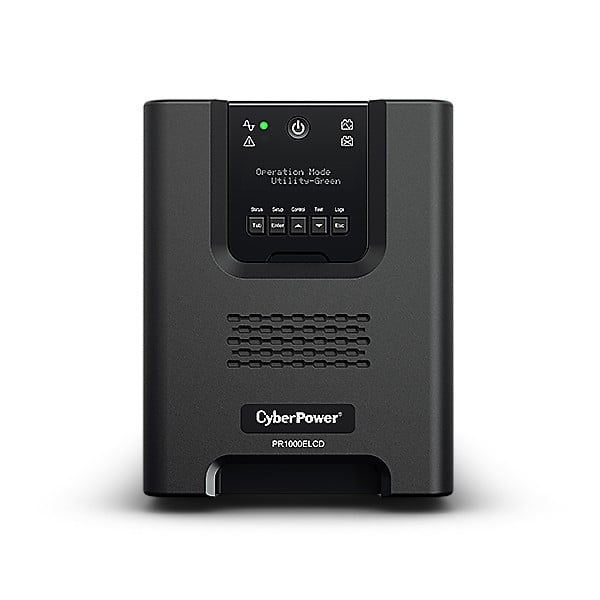 CyberPower PR1000ELCD alimentation d'énergie non interruptible 1 kVA 900 W 8 sortie(s) CA