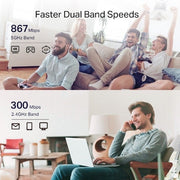 TP-Link RE335 Répéteur réseau 867 Mbit/s Blanc