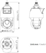 Hikvision DS-2SE4C425MWG-E(14F0) TandemVu Dôme Speed Réseau 4 pouces 4 MP 25X Couleur & IR