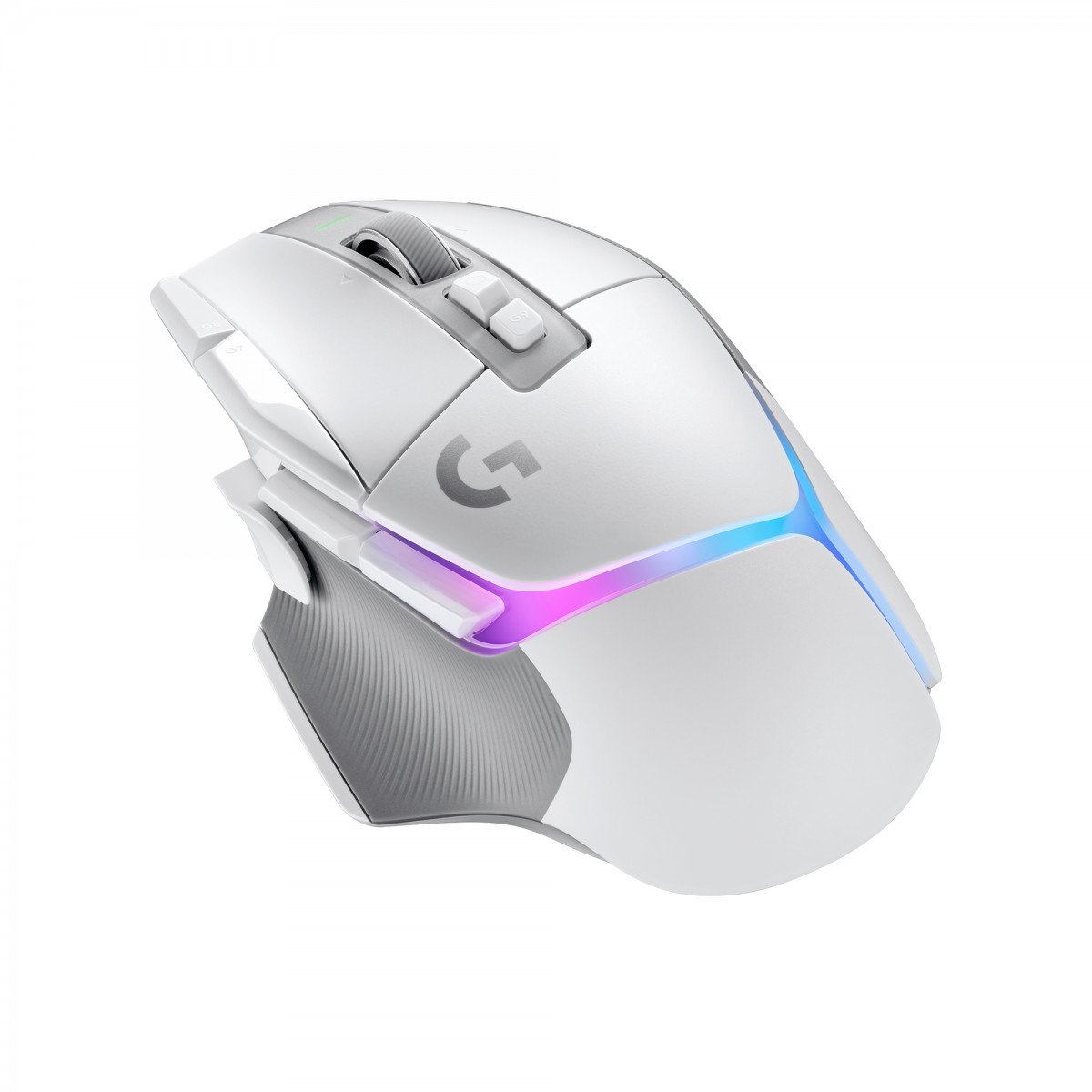 LOGITECH G G502 X PLUS Mouse optical wireless 2.4 GHz USB LOGITECH LIGHTSPEED receiver white
