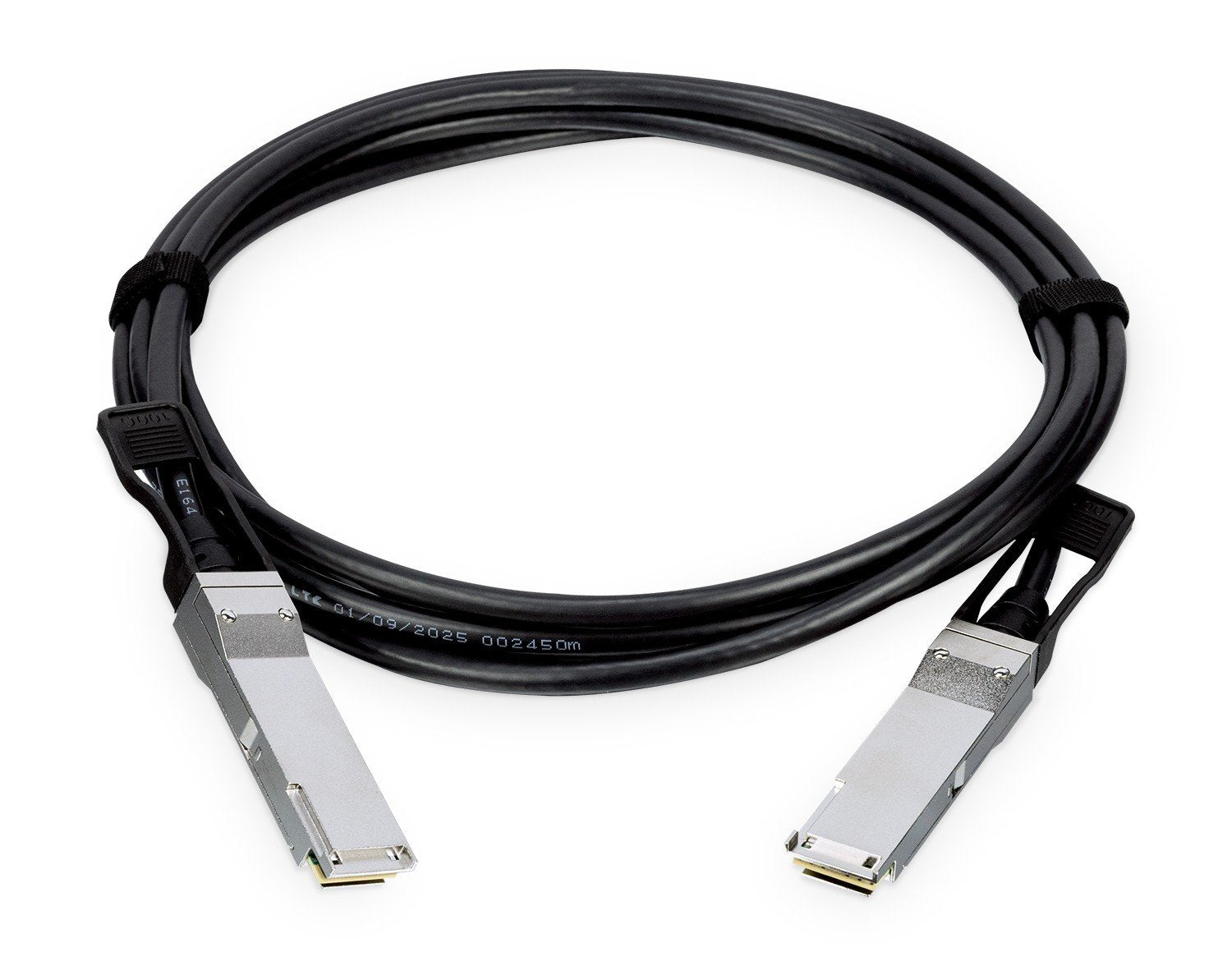PLANET 100G QSFP28 Direct Attached câble de réseau Noir, Métallique 3 m