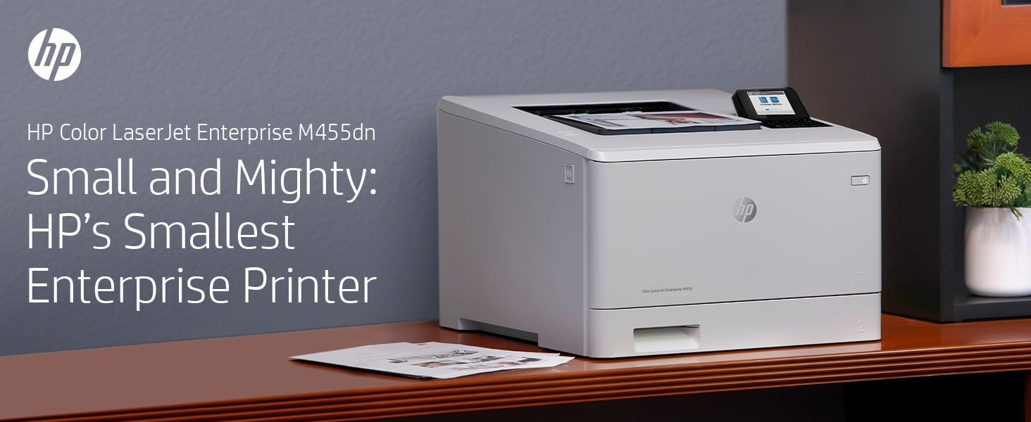 HP Color LaserJet Enterprise M455dn Printer colour Duplex laser A4 600x600dpi 27ppm mono 27ppm colour 300sheets USB LAN