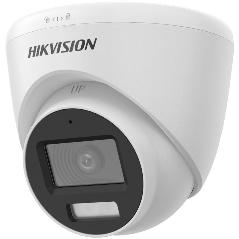 Hikvision DS-2CE78U0T-LF(2.8mm) Caméra Turret Fixe 4K avec Éclairage Hybride Intelligent