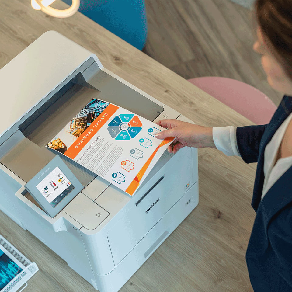 BROTHER HL-L9470CDN Printer colour Duplex laser A4 2400x600dpi 40ppm 620 sheets USB 2.0 Gigabit LAN USB host NFC