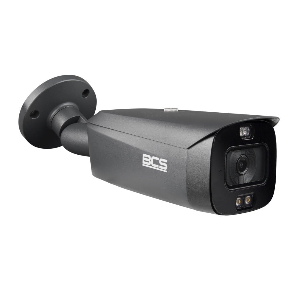 BCS BCS-L-TIP55FCR3L3-Ai1-G(3) Caméra tubulaire IP 5MP avec technologie NightColor et boîtier IP67