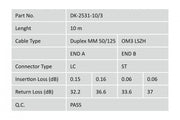 Digitus DK-2531-10/3 câble InfiniBand et a fibres optiques 10 m I-VH Couleur aqua