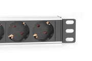 Digitus DN-95418 unité de distribution d'énergie 4 sortie(s) CA 0U/1U Noir