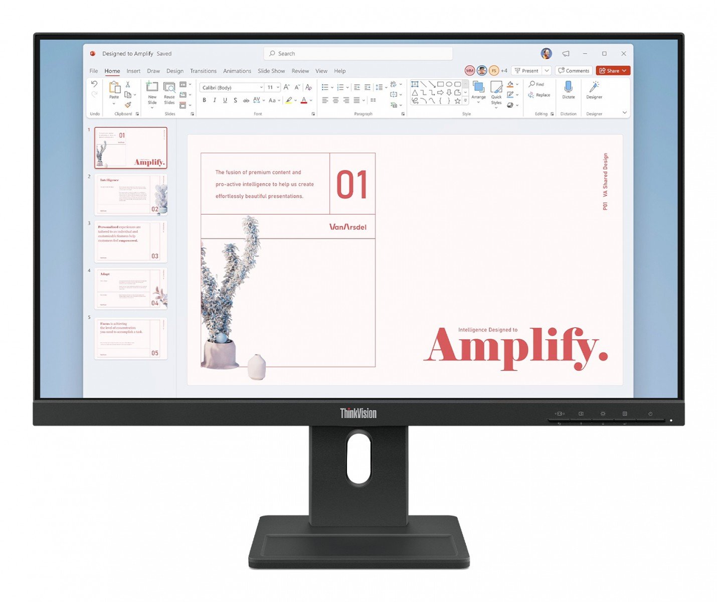 LENOVO ThinkVision E24-40 LED Écran 24p 1920x1080 Full HD (1080p) 100Hz IPS 250cd/m2 HDMI VGA DisplayPort speakers 3y