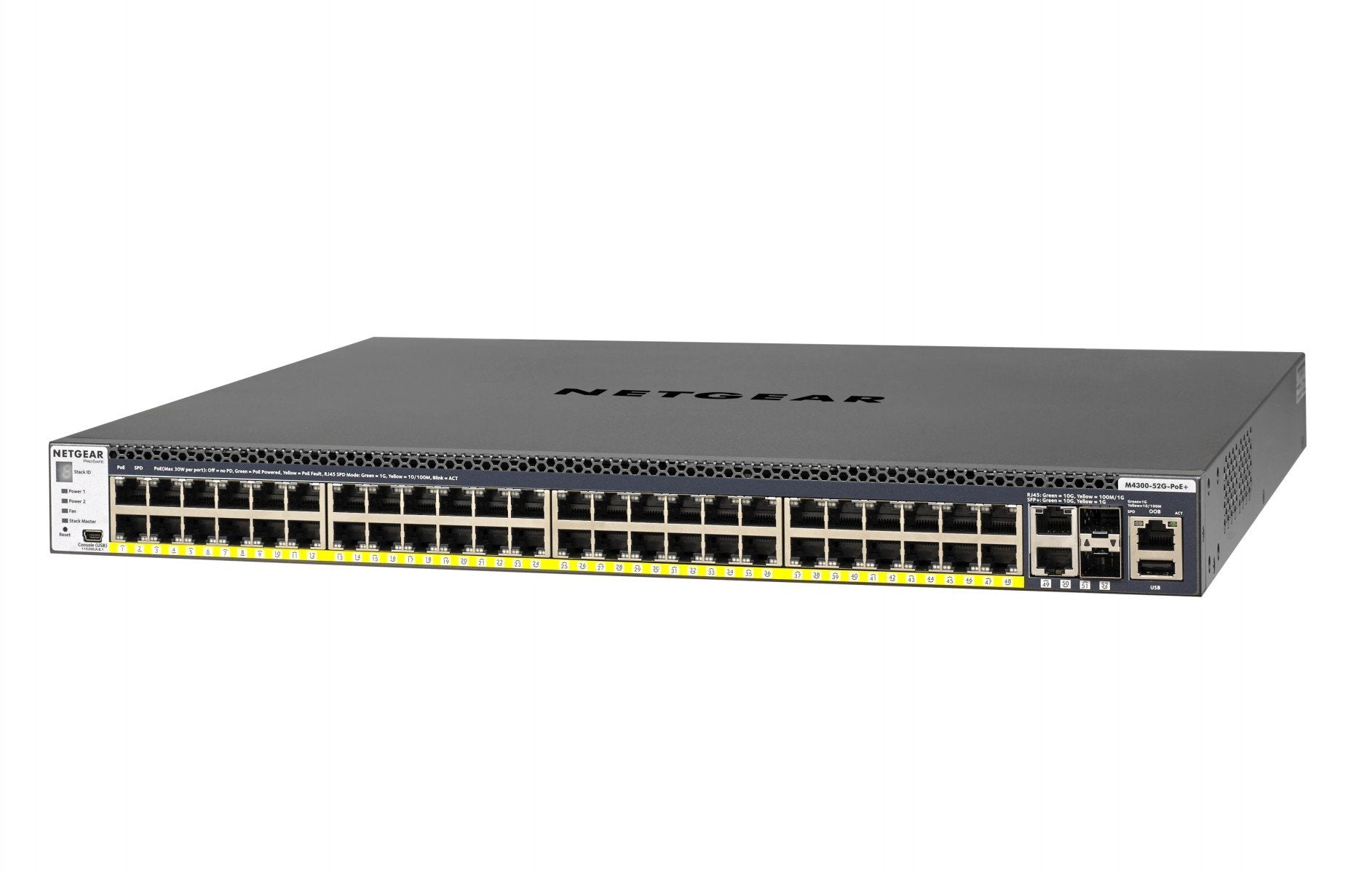 M4300-52G-PoE+550W PSU stackl.mgd.Man