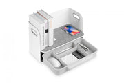 Digitus DA-90442 bac de rangement de bureau Acier Gris, Blanc