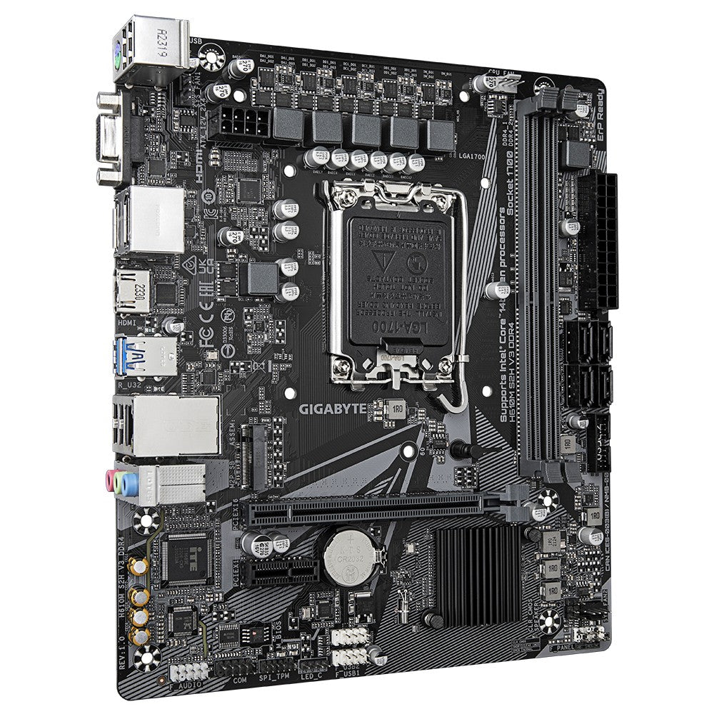 GIGABYTE H610M S2H V3 DDR4 carte mere Intel H610 Express LGA 1700 micro ATX