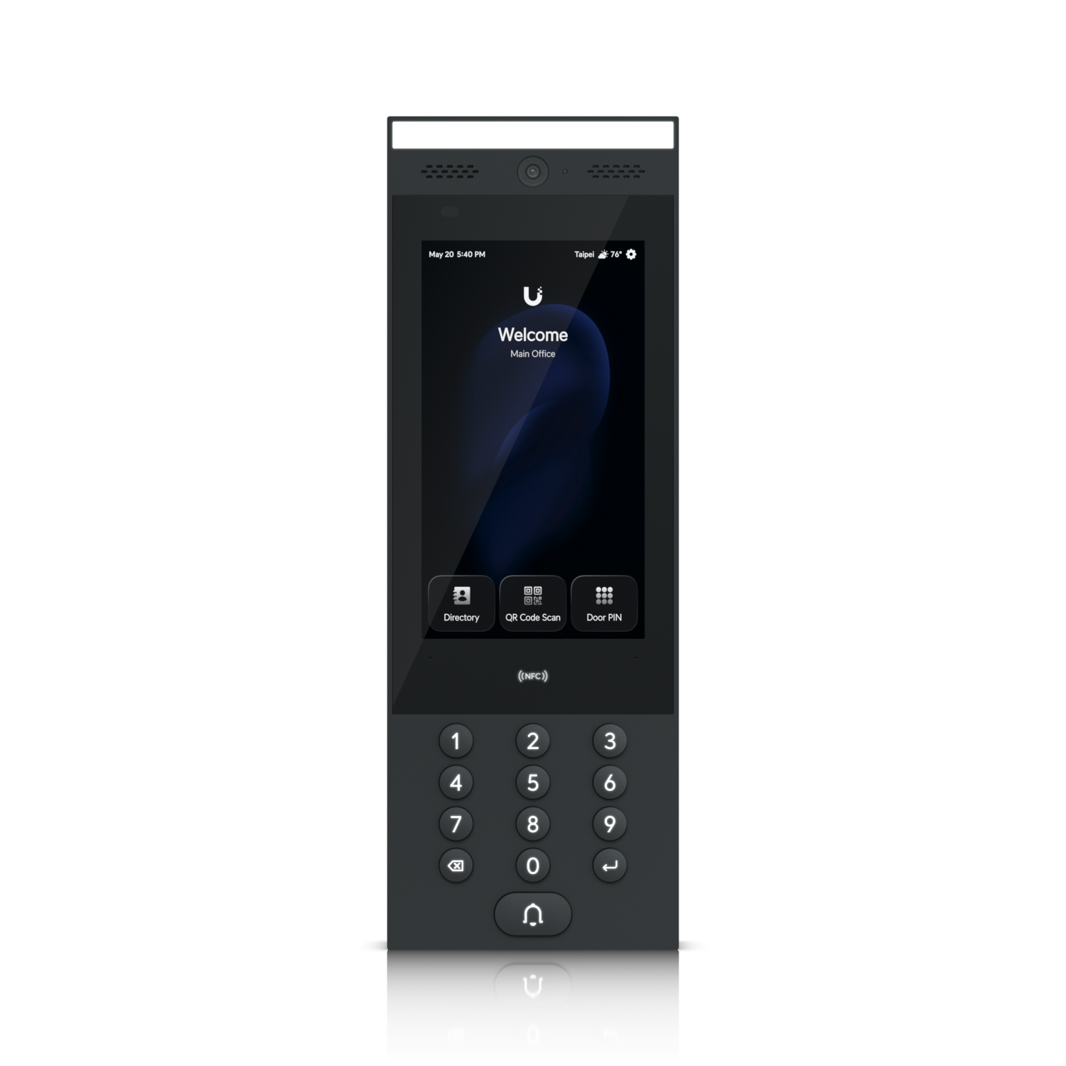 Indoor/outdoor intercom terminal for man