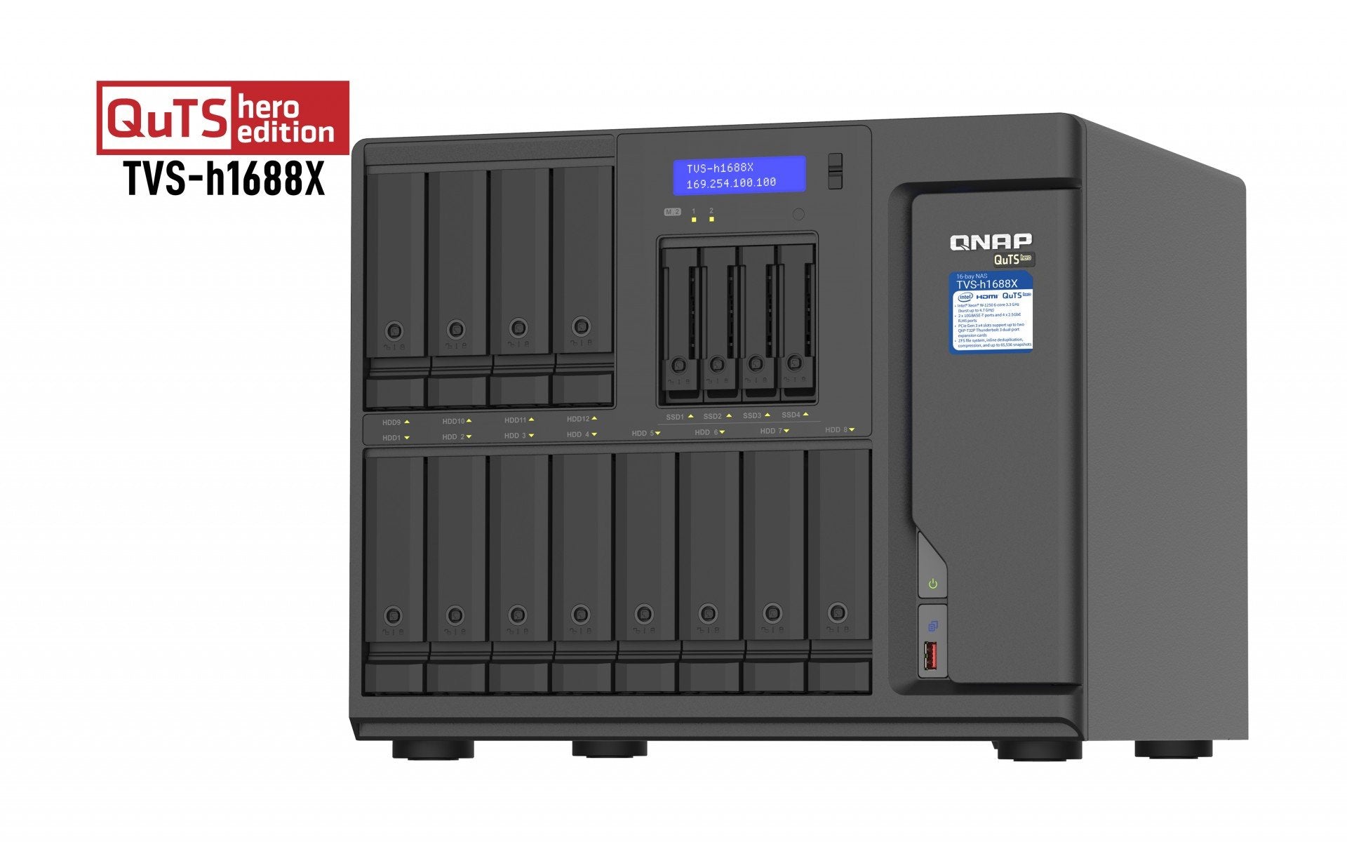 16-Bay TurboNAS Xeon W-1250 32GB RAM
