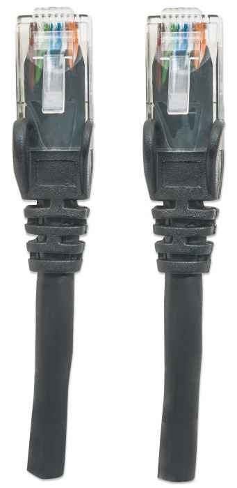 Intellinet 0.5m Cat6 câble de réseau Noir 0,5 m U/UTP (UTP)