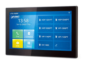 "PLANET 7-inch SIP Indoor Touch systeme vidéophone 17,8 cm (7"") Noir"
