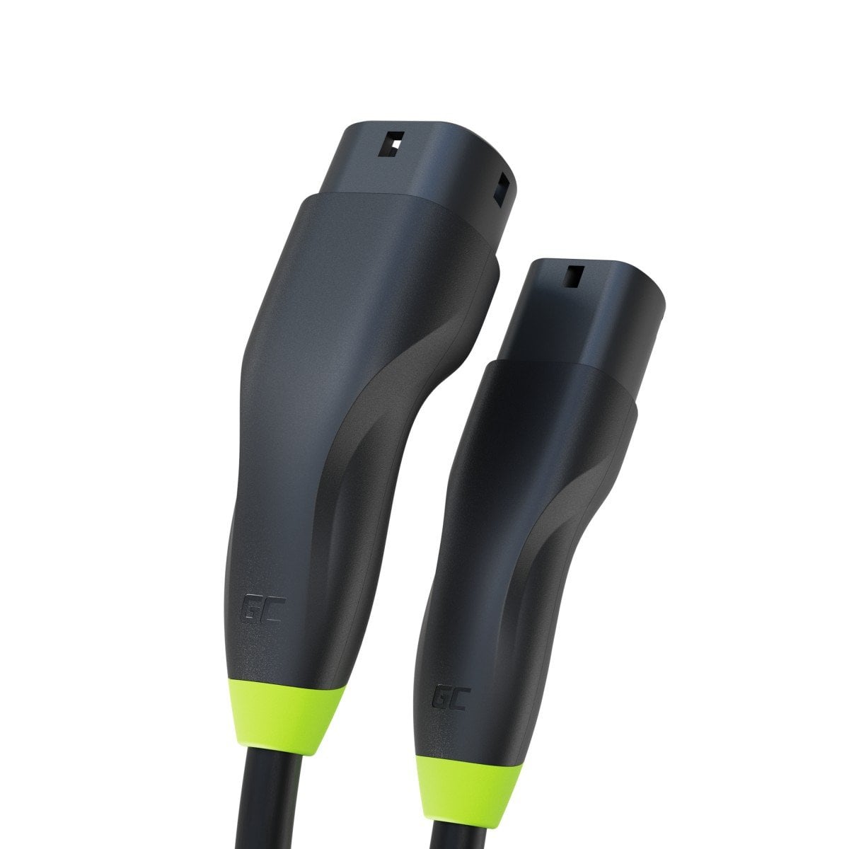 Green Cell EVKABGC04 Snap Câble Type 2 pour Charge EV 11kW 7m pour Tesla Model 3 S X Y, Kia EV6, VW ID.4, ID.5, BMW i4, iX, Ford Mach-E