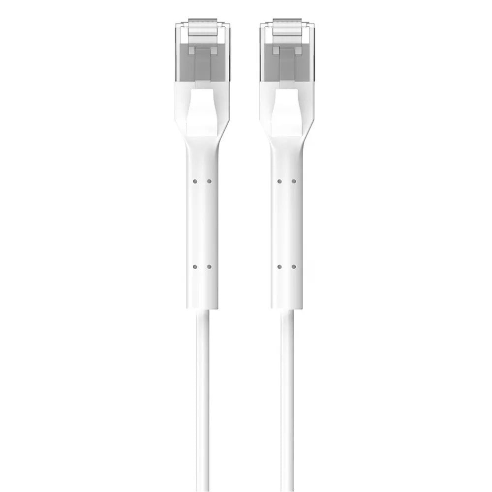 Extralink Cat.6 U/FTP 1m 1Gbps Blanc | Câble de raccordement LAN | Câble réseau en cuivre torsadé, extrémité coudée