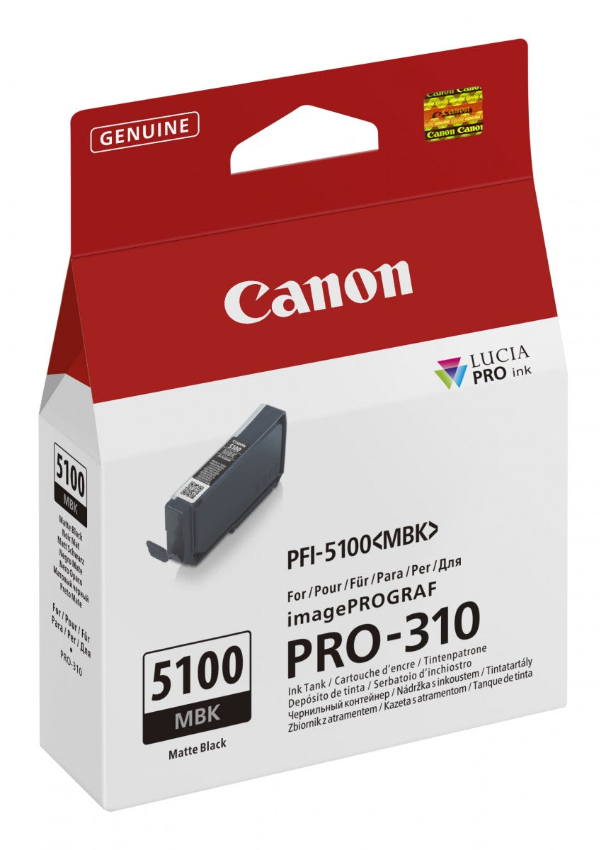 CANON PFI-5100 SERIES Matte Black ink tank