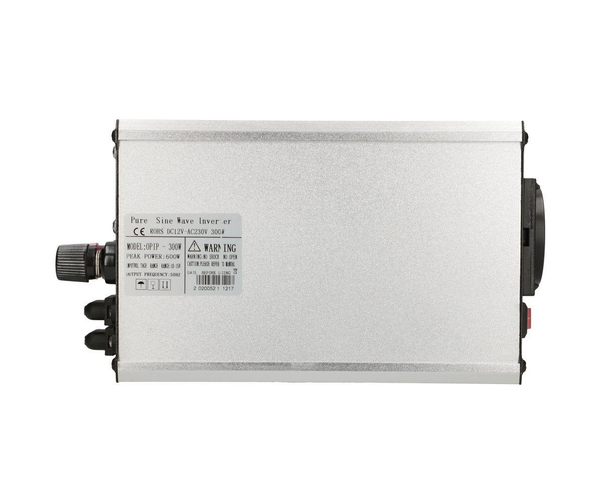 Extralink CAR VOLTAGE CONVERTER 12V - 230V, 300W, PURE SINUS OPIP-300W adaptateur de puissance & onduleur Auto Aluminium