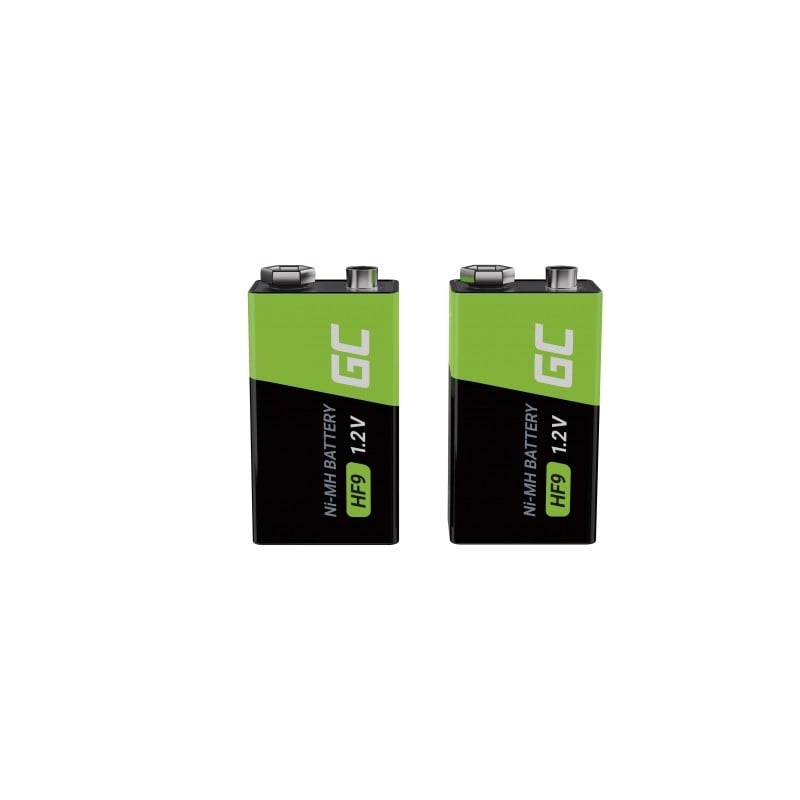 Green Cell GR18 Piles rechargeables 2x 9V HF9 Ni-MH 250mAh