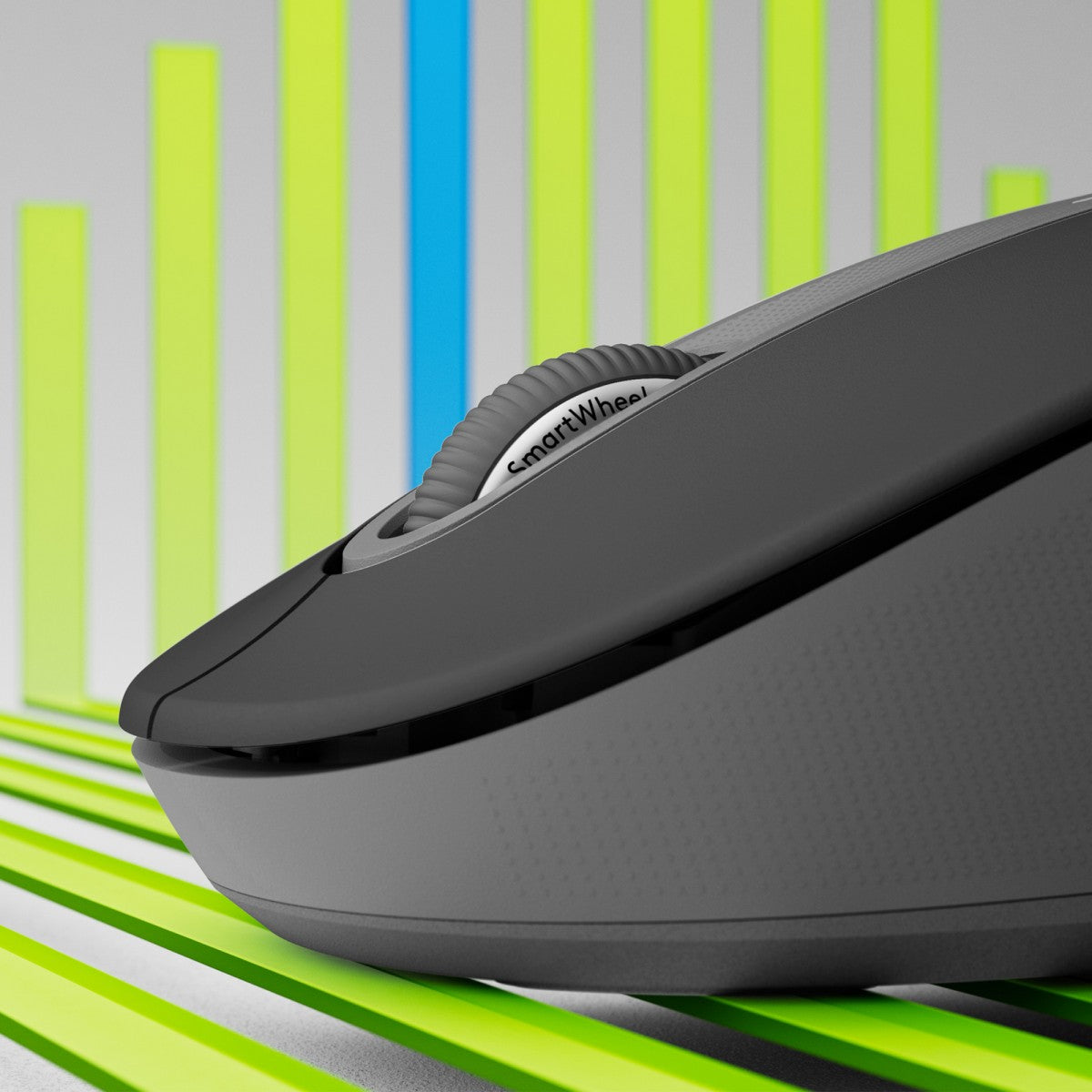 LOGITECH Signature M650 L LEFT Mouse large size left-handed optical 5 buttons wireless Bluetooth 2.4 GHz GRAPHITE