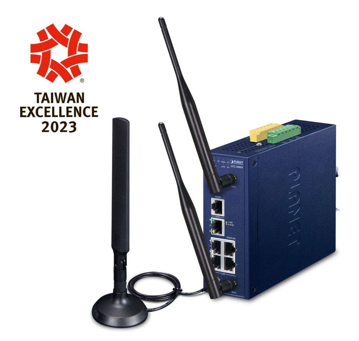 PLANET LCG-300W entrée et régulateur
