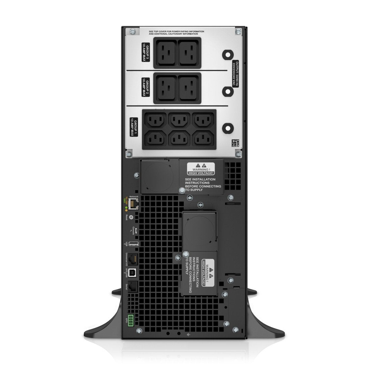 APC Smart-UPS SRT 6000VA UPS AC 230V 6000Watt 6000VA Ethernet 10/100 USB output connectors 13 Black