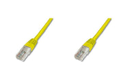 Digitus CAT 5e U-UTP 1.5m câble de réseau Jaune 1,5 m Cat5e