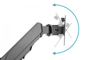 "Digitus DA-90396 support d'écran plat pour bureau 81,3 cm (32"") Mur Noir"