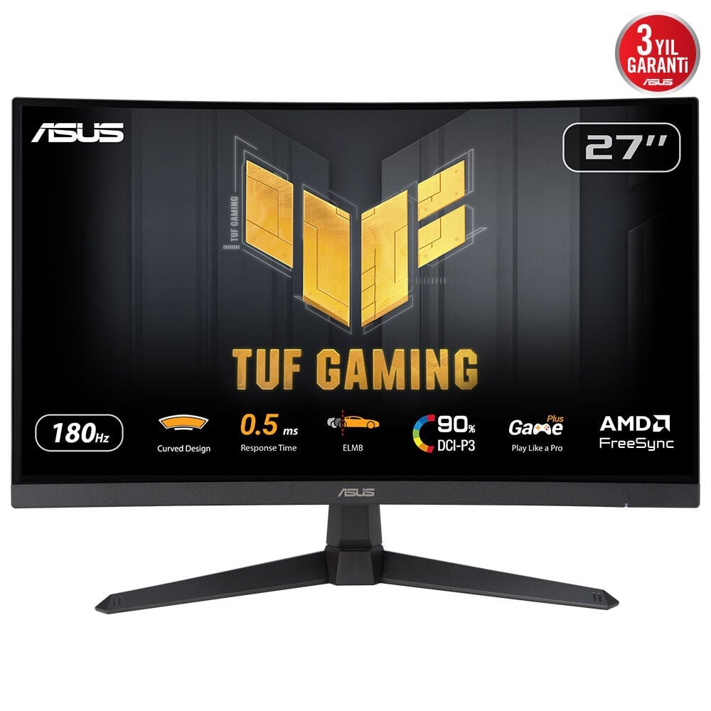"ASUS TUF Gaming VG27WQ3B écran plat de PC 68,6 cm (27"") 2560 x 1440 pixels Quad HD LCD Noir"