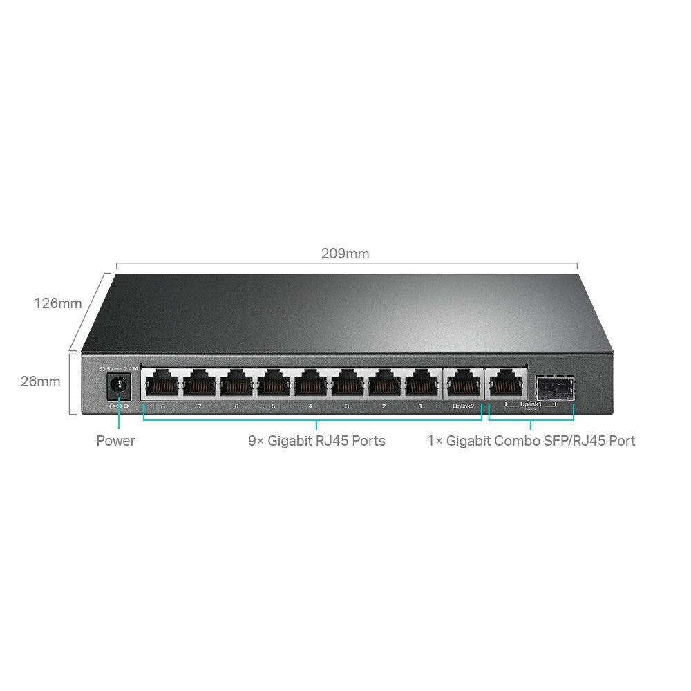 10-Port Gigabit Easy Smart Switch