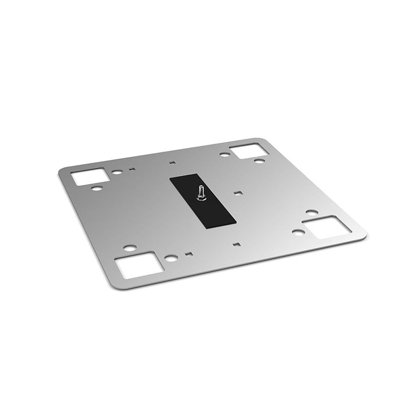 Plaque de fixation CWL installée sous la membrane / le papier bitumé avec 1 vis 32 mm et un joint en caoutchouc