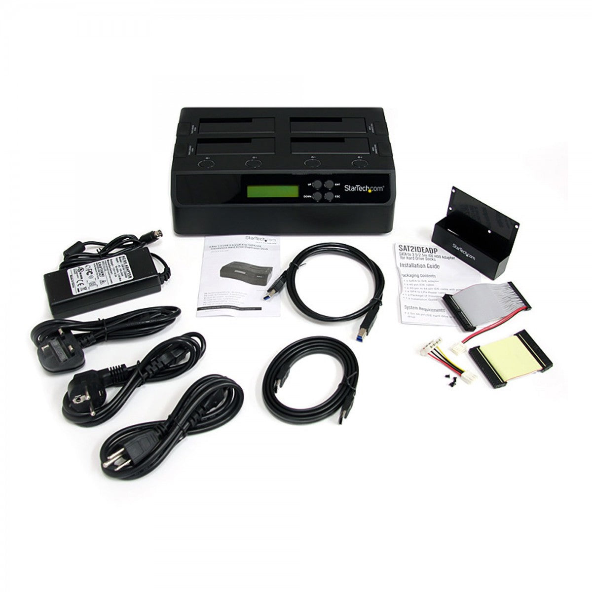 USB 3 eSATA SATA 1:3 HDD Duplicator Dock
