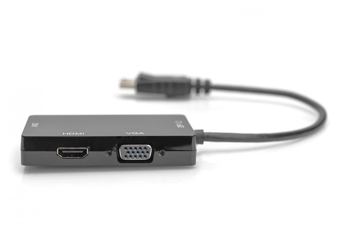 Digitus AK-340418-002-S câble vidéo et adaptateur 0,2 m DVI-D Noir