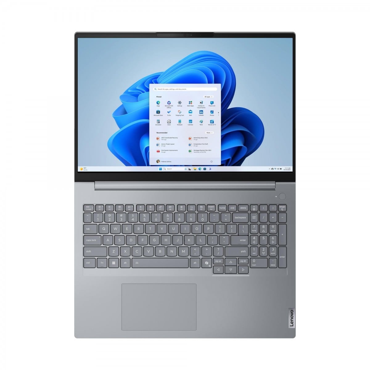 "Lenovo ThinkBook 16 G9 IRL Intel Core 7 240H Ordinateur portable 40,6 cm (16"") WUXGA 16 Go DDR5-SDRAM 512 Go SSD Wi-Fi 7 (802.11be) Hongrois Gris"