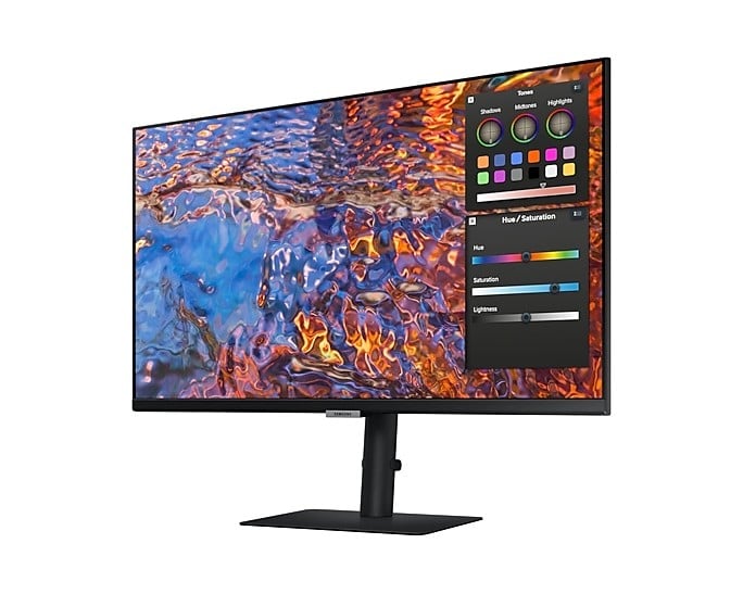 SAMSUNG LS27B800PXPXEN 27p 16:9 3840x2160 IPS 5ms HDR400 HAS/Swivel/Pivot/Tilt HDMI/DP/USB-C 90W/LAN USB3 Hub VESA 100