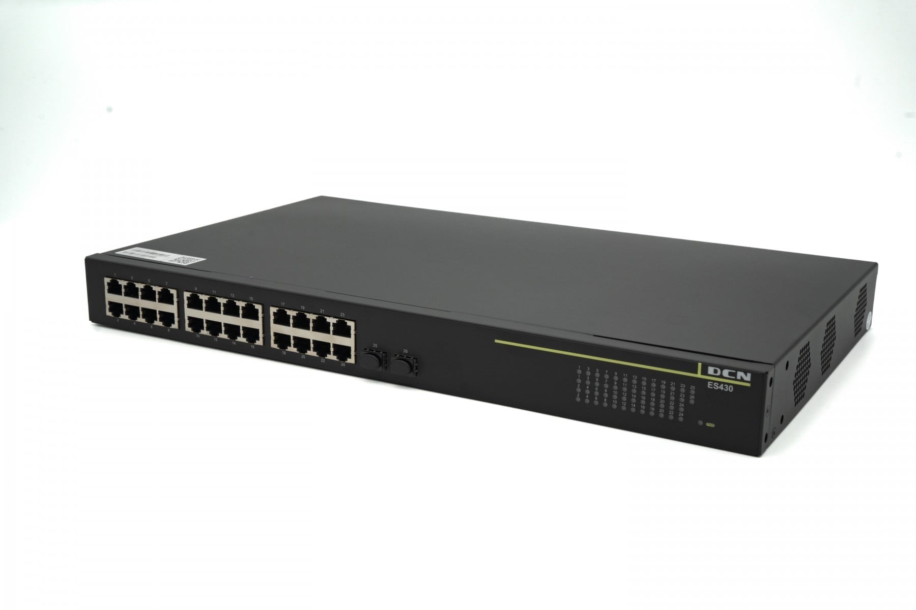 DCN Europe ES430-26P-POE 24x10/100/1000Base-T avec PoE+ (370W) + 2x1000Base-X