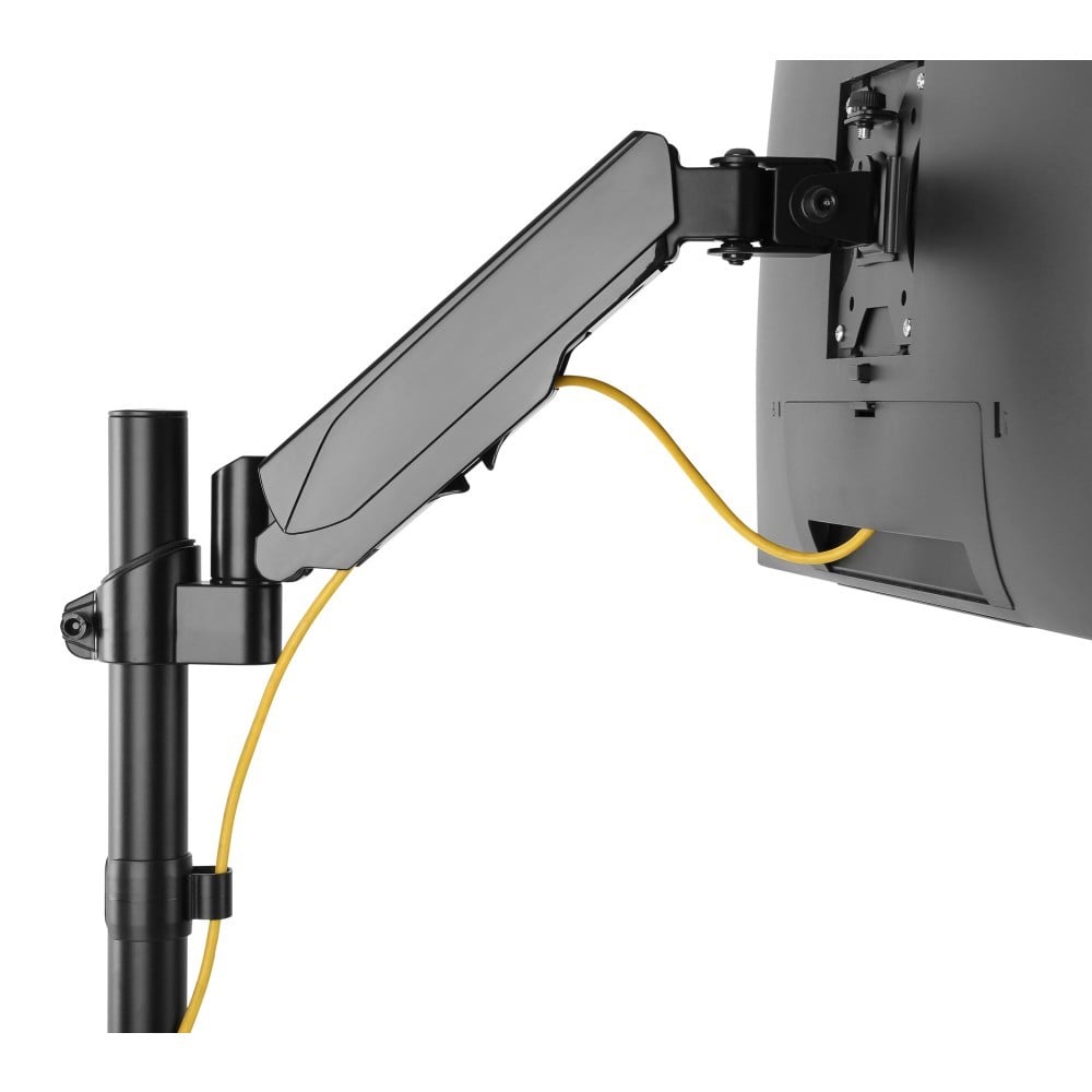 "Support de bureau a ressort a gaz Techly ICA-LCD 515B pour moniteurs LCD de 17 a 32"", 8 kg"