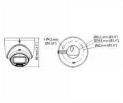 Hikvision DS-2CE76D0T-LMFS(2.8mm) Caméra Turret Intérieure Fixe Audio a Lumiere Hybride Intelligente 2MP