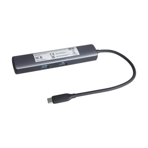 EATON TRIPPLITE USB-C Multiport Adapter 8K HDMI 3 USB Hub Ports Gigabit Ethernet 100W PD Charging HDR HDCP 2.3