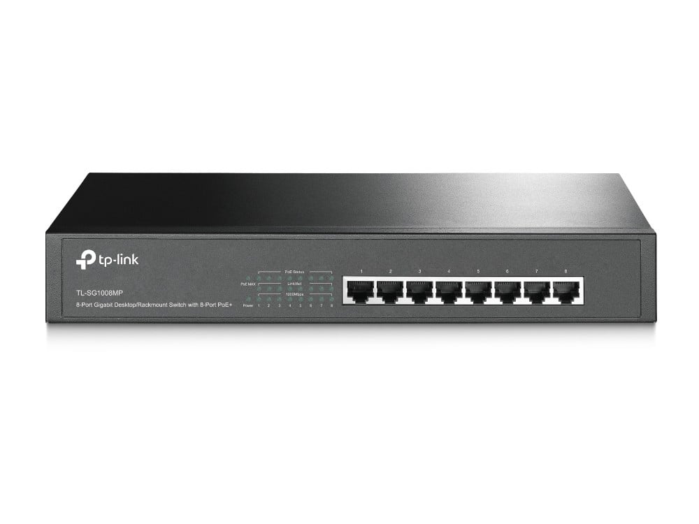 8-Port GB Desktop/RM Switch 8-Port PoE+