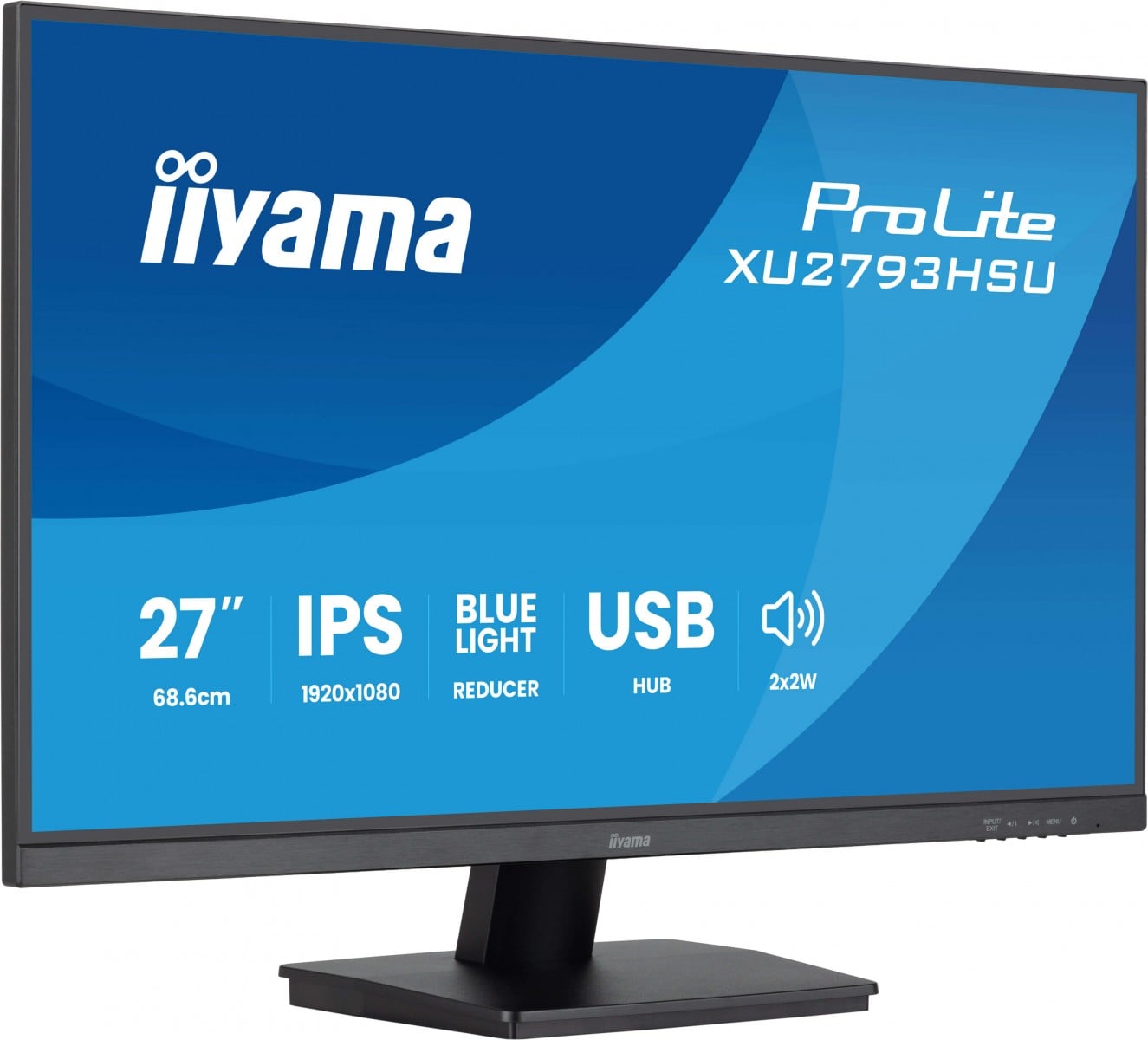 iiyama XU2793HSU-B7 27 pouces IPS 1920x1080 300cd/m2 1ms HDMI DP USB