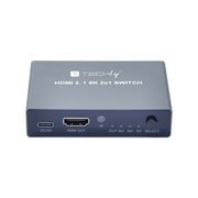 Techly IDATA HDMI-2138KT Commutateur HDMI 2.1 3x1 8K60Hz avec télécommande