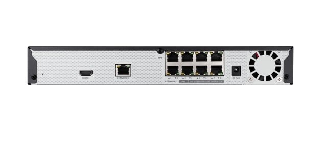 Hanwha QRN-830S Enregistreur vidéo sur réseau Noir