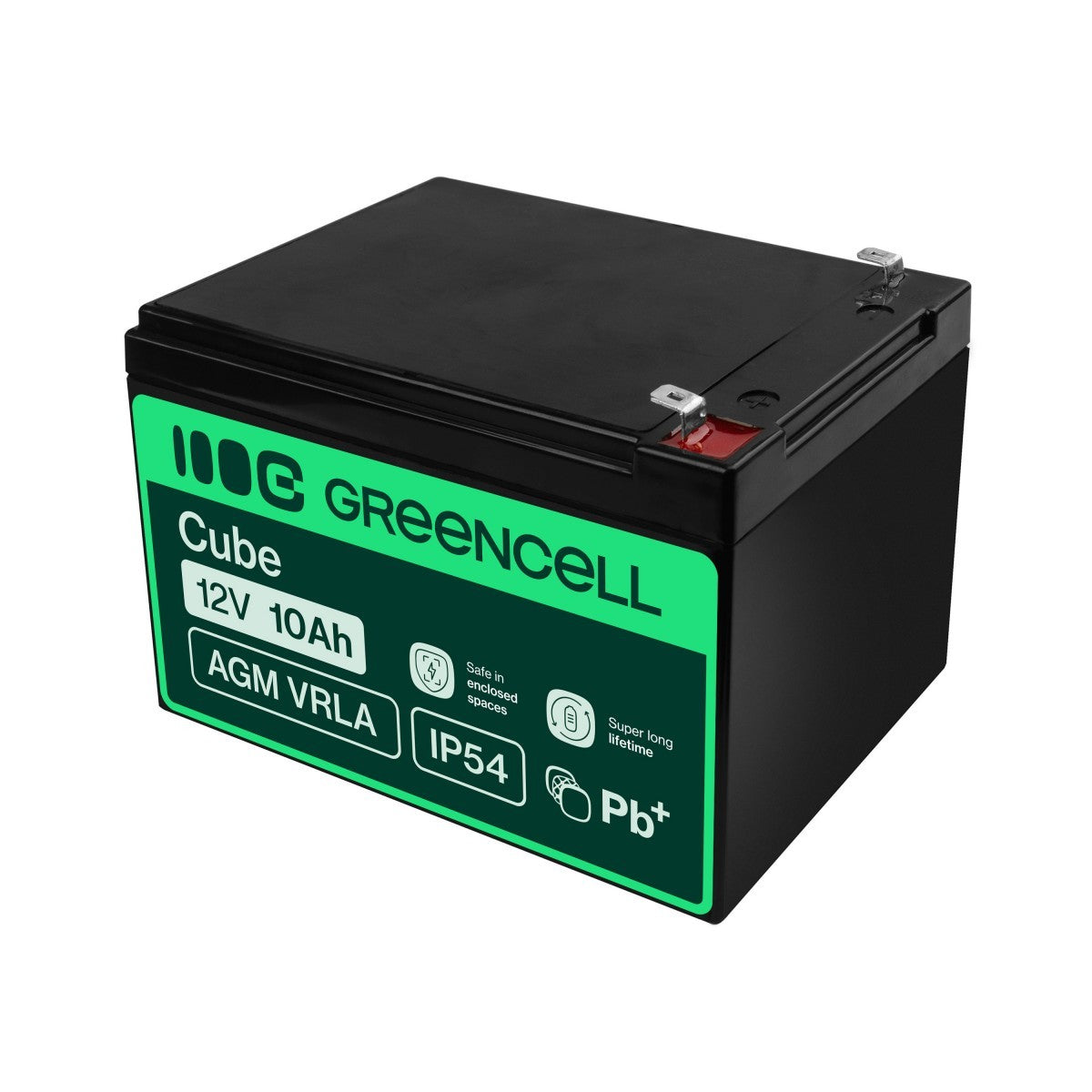 Green Cell AGM Battery 12V 10Ah - Battery - Mini (AAAA)