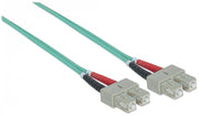 Intellinet 751025 câble de fibre optique 1 m SC OM3 Couleur aqua
