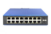 Digitus DN-651159 commutateur réseau Géré Gigabit Ethernet (10/100/1000) Connexion Ethernet, supportant l'alimentation via ce port (PoE) Noir, Bleu